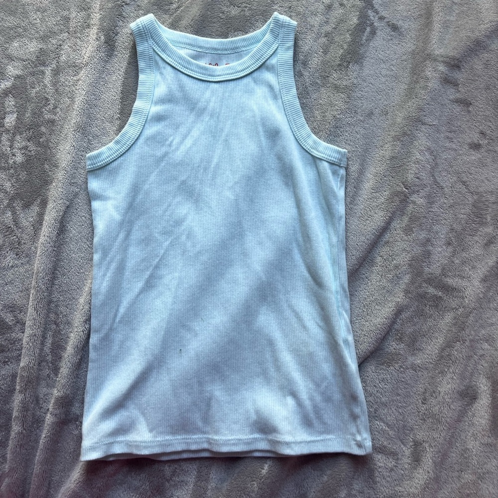 Cat and jack like teal tank top